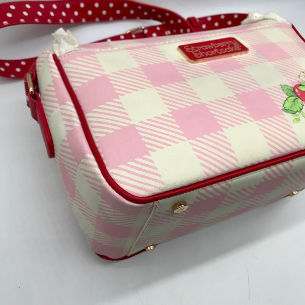 Strawberry Shortcake Polyester Gingham Bow Crossb… - image 9